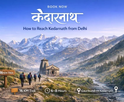 delhi to kedarnth distance