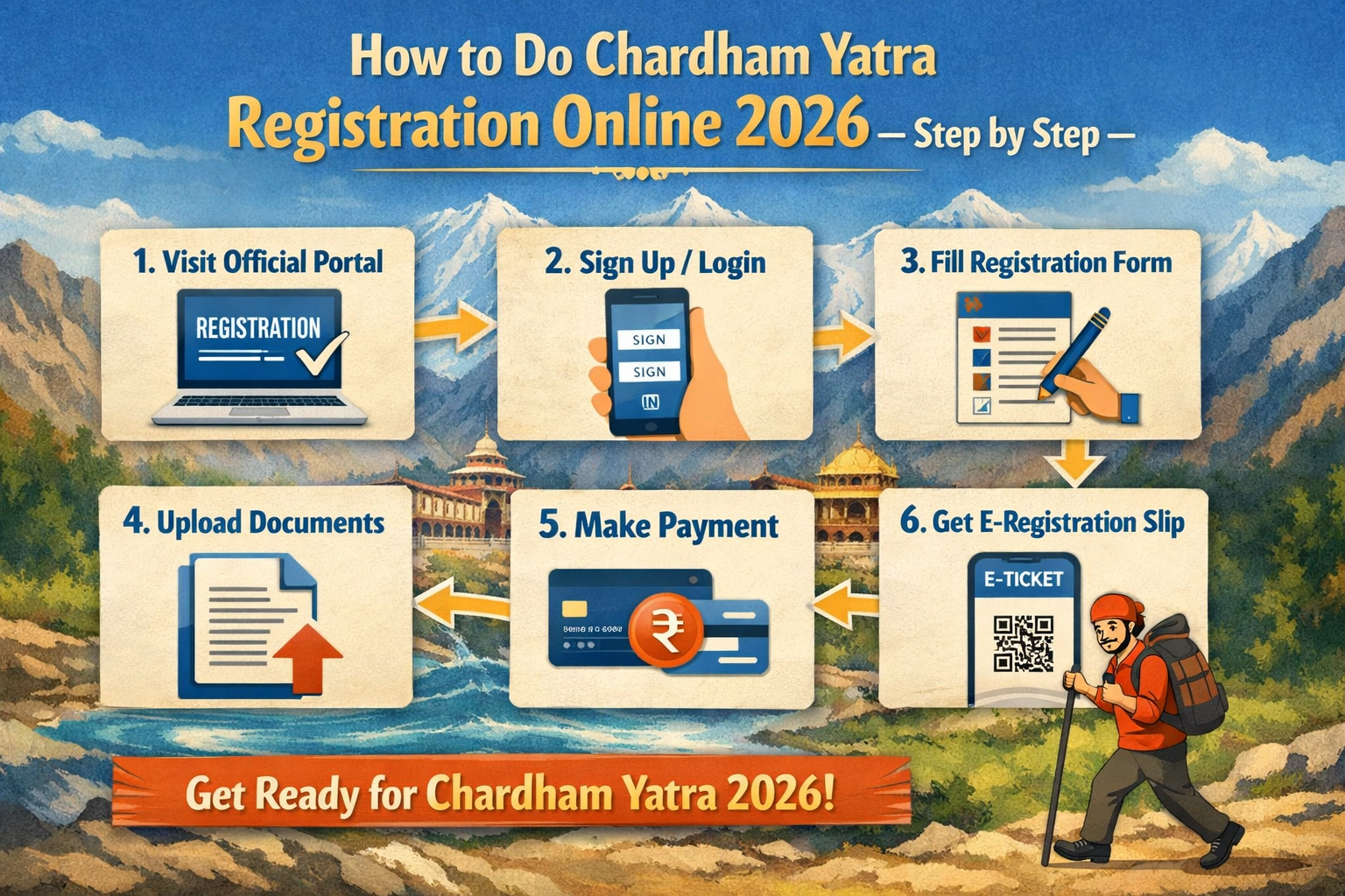 Chardham Yatra registration guide 2026