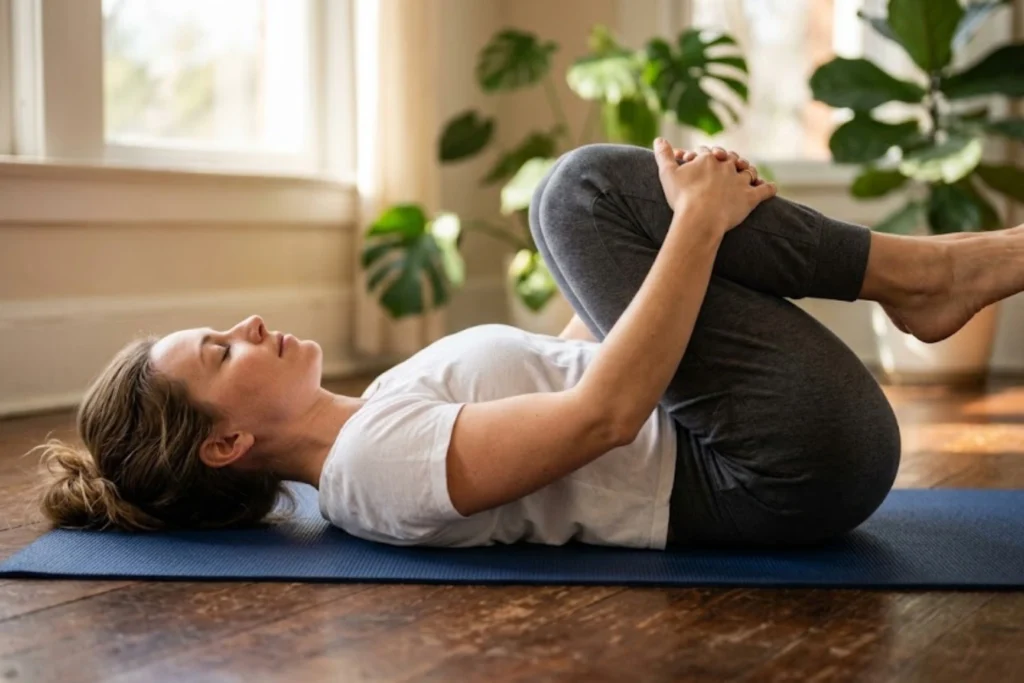 Knees-to-Chest (Apanasana)
