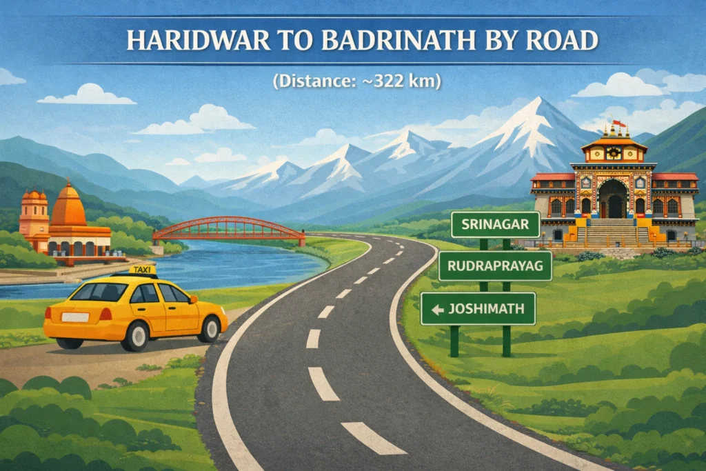 Haridwar to Badrinath by Road
