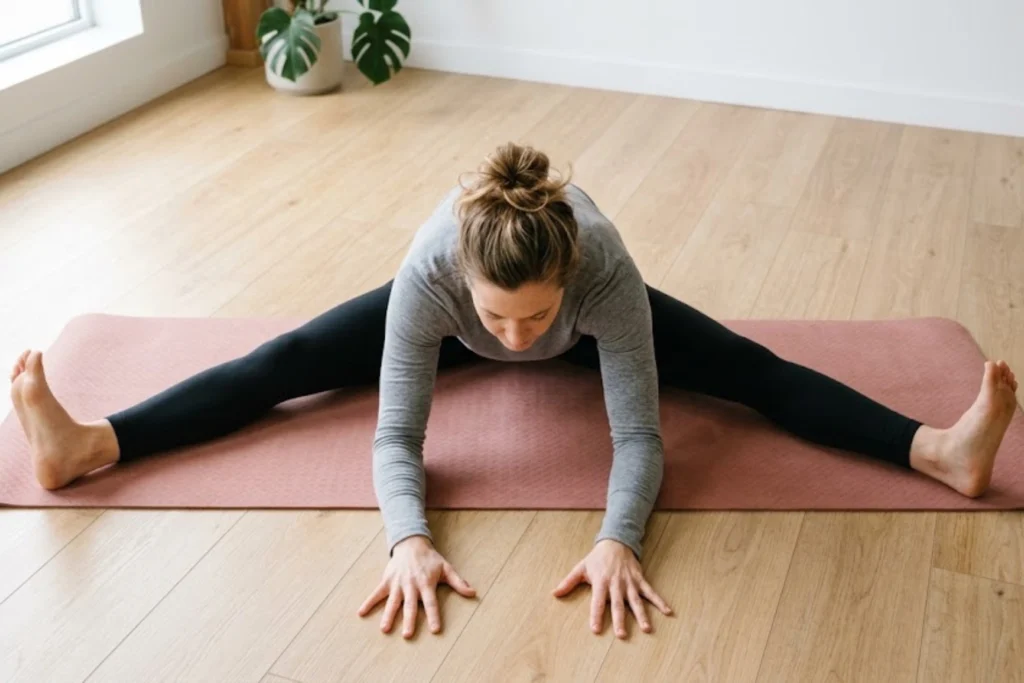 Wide-Angle Seated Forward Bend (Upavistha Konasana)