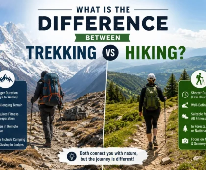 Difference Between Trekking and Hiking