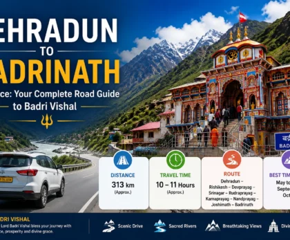 Dehradun to Badrinath Distance