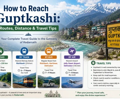 how to reach guptkashi