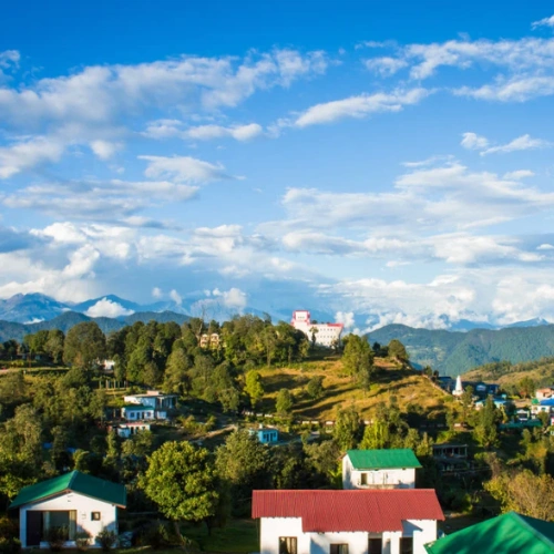 Chaukori tea garden Panchachuli view Pithoragarh
