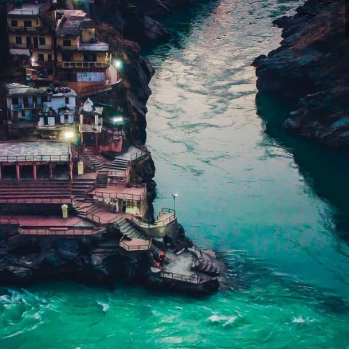 Devprayag Bhagirathi Alaknanda confluence Ganga origin