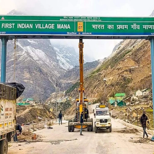 Mana Village last Indian village Tibet border Badrinath