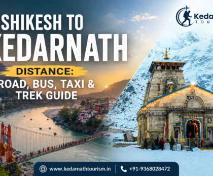 Rishikesh to Kedarnath distance by route